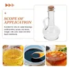 Dinnerware Sets Long Neck Wooden Stopper) 1 Cooking Oil Dispenser Syrup Liquid Anti-leak Transparent Container