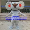 Mascot Costumes Gray Koala Bear Coala Mascot Costume Adult Cartoon Character Outfit Suit Sales Promotion Professional Stage Magic Zx704