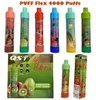 QST 4000 Puffs Original Flex RGB Light 4000 Puff Disposable Vape E-cigarettes 600mah Rechargeable Battery 10ML Pre filled Crystal 4K Vapsolo puff bars 5000