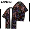 Ceinture de vêtements ethniques Plus Taille XXS-6XL Longue Style Tao Robe Lâche Japonais Cardigan Femmes Hommes Harajuku Haori Kimono Cosplay Top Yukata