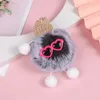 Porte-clés boule de fourrure elfe, poupée mignonne, pendentif, Imitation cheveux de lapin, dessin animé, accessoires de sac en peluche, vente en gros, 2024