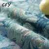 Table Cloth American Floral Cotton Linen Round Tablecloth White Tassel Cover Home Dinning Decoration