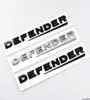 3D Black Gray ABS Lettering Badge Emblem 90 110 Tailgate Sticker Defender Trunk Decal Car Logo5907423