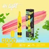 USA Vendita calda Hi Light High 4000 Puffs Bar Sigaretta elettronica 4K Puff monouso Vape Pen 5% Nicotina preriempita Pod Vapers