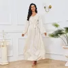 Roupas étnicas Oriente Médio Vestido Muçulmano Mulheres 2024 Eid Ramadan Abaya Diamante Vestidos de Noite Moda Robe Kaftan Dubai Abayas Islam