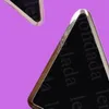 Metall Triangle Badge Barrettes Designer Letters Hair Pin Outdoor Travel Fashion Hairs Accessories Women Geometric Barrette5421782