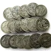 EUA Mix Data 1807-1839 17pcs BUSTO TAMPADO MEIO DÓLAR Artesanato Banhado a Prata Cópia Moeda metal morre fábrica de fabricação 276h