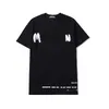 2023 Nouveau luxe broderie t-shirt mode personnalisé hommes et femmes design T-shirts femmes T-shirts de haute qualité noir et blanc 100% cott