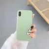 Ultra Thin Candy Colors Telefonfodral för iPhone 15 14 13 12 11 Pro XS Max XR X 7 8 Plus 8Plus Mobiltelefoner TPU Cover Presents Fabrikspriset