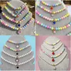 Collari per cani Collana di perle per animali domestici regolabile per gatti Animali Strass moda Collare per gatti Sphynx Gattino Collier Forniture