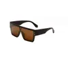 Lunettes de soleil d'été Hommes Femme Designer Lunettes de soleil Mode Lunettes de plage Plein cadre Lettre Rectangle Design Lunettes de soleil