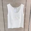 Kurze Damen-Tanktops, gestrickte Damen-Unterhemden, luxuriöse Designer-Tanks, elegante, sportliche, lässige Unterhemden