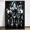 Resimler HR Giger Li II Alien Poster Korku Sanat Posterleri ve Yazdırıyor Duvar Sanatı Resim Tuval Oturma Odası Ev Deco202n için Resim