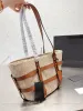 مصمم حقائب مصممة من القش رافيا رافيا الصيف فاخرة جديدة حقيبة اليد حقيبة يد esigners الكتف