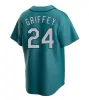 24 Ken Griffey Jr. Jersey 44 Julio Rodriguez Baseball Jerseys Seattles 36 Logan Gilbert Suzuki Ichiro Mariners 3 JP Crawford Cal Raleigh Ty France Luis Castillo