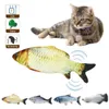 Cat Toys Electric USB Charging Simulation Fish Toy Funny Interactive Pets Cats Catnip For Biting Chewing Kicking Playing2275
