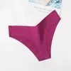 Damenhöschen WarmSteps 10-teiliges Semaless-Unterwäscheset 10-teiliges Tanga-Damen-Dessous G-String-Tangas glänzende Unterhose aus Eisseide