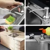 Liquid Soap Dispenser 360°rotatable 350ml Kitchen Sink Bathroom Accessories Lotion Storage Bottle Hardware