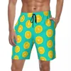 Men's Shorts Men Board Colorful Adorable Lemon Y2K Funny Swimming Trunks Citrus Fruit Quick Drying Sports Plus Size Beach