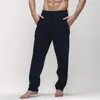 Pantalones de hombre Pantalones de otoño e invierno Chándal con bolsillo Jeans con estilo Pantalones recortados sueltos y ajustados Sólidos