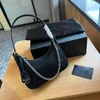 Designer torebki hobo torby na ramię luksusowe torebki nylonowe torebki Kobiety Wysokiej jakości łańcuch mody mody torebki marki torebki z pudełkiem