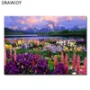 DRAWJOY Framed Landscape Picture DIY Oil Painting By Numbers Painting&Calligraphy Home Decor Wall Art GX21019 40x50cm246N