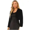 Dames bont faux herfst en winter korte jas met open voorkant kerstbal sjaal hemdje drop levering kleding kleding bovenkleding Otoxe