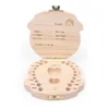 Keepsakes Kids Baby Wood Tooth Fairy Box Save Milk Teeth Organizer Storage 2 Styles DDA483 Drop Delivery Maternity Gifts OTMSN