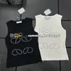 クラシックニットベストデザイナーネイルドリル装飾ニットベスト女性タンクTEESサマースポーツベストスリムニットTシャツ