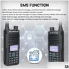 Walkie Talkie Baofeng Dr 1801 Dmr Rádio bidirecional Dual Band Tier I Ii Time Slot Uhf Digital Poste 231117 Drop Delivery Eletrônica Telec Otenb