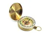 Portable Brass Pocket COMPASS Sports Camping Hiking Portable Pocket Fluorescence Compass Navigation Camping Tools