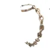 Braccialetti rotondi a cuore Catena per coppie in acciaio inossidabile da donna a portata di mano Gioielli di moda Regali di San Valentino per accessori per fidanzate Commercio all'ingrosso