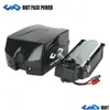 Batteries Frog Ebike Battery 52V 48V 36V 24Ah 20Ah 17.5Ah 15Ah Seat Post Bateria Pack For Bafang Csc Mxus 1000W 750W 500W 350W 250W Mo Otfsu