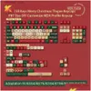 Toetsenborden Kyomot 158 toetsen Merry Christmas Theme Keycaps Cherry Profile Keycap Iso Pbt Dye Sub voor Mx Switch Diy Layout Mechanische Keyb Otu3E