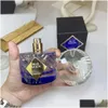 Frasco de perfume marca de luxo por 50ml anjos compartilham lua azul gengibre traço maçã brandy para mulheres homens spray de longa duração alta fragrância v otilx