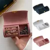 Jewelry Pouches Travel Storage Box Portable Elegant Button Large Capacity Earring Necklace Bracelet Ring Organizer Holder Container Case