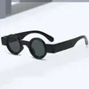 Okulary przeciwsłoneczne retro runda dla mężczyzn Nyhoow Women marka projektantów okulary okulary zaciesione