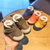 Botas 2024 bebê grosso lã quente bota de neve inverno crianças meninos meninas sapatos de criança moda coreana ao ar livre crianças