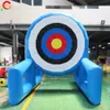 4m-13ft Outdoor Activities Free door shippings 2 in 1 giant inflatable football dart board archery darts carnival game for sale