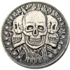 HB09 Hobo Morgan Dollar schedel zombie skelet Kopie Munten Messing Craft Ornamenten woondecoratie accessoires279A
