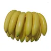 Decorazione per feste Mazzo di banane artificiali Simulazione di frutta Modello Po Puntelli Decori falsi