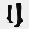 Chaussettes et bas de sport pour hommes et femmes, couleur unie, jambe fine