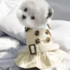 Spirng Summer Dog Ubrania Przystojny trencz Sukienka ciepłe ubrania dla małych psów kostiumy kurtka Szczenię Koszulka Psy Zwierzęta Zwierzęta Y01309N