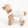 Chiffon cane tuta estate vestiti del cane pantaloni cucciolo costume tuta Yorkshire Pomerania barboncino Bichon Schnauzer Pet Abbigliamento T20232q