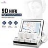 Hifu High Intensity Focused Ultrasound Machine Slimming Face Lifting Wrinkle Removal Fat Reduction Equipment 9D Wrinkles Removal Professional Device
