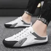 Casual schoenen 2024 antislip herenmode halve pantoffels lichtgewicht trend buiten wandelen