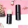 Pinceles de maquillaje Mtifuncional Retráctil Kabuki Brush B Bronzer Buffing Powder Foundation Sunsn con tapa Drop Entrega Salud Belleza T OTLQU