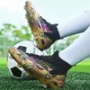 FGTF Men Football Boot Turf Training Futsal Hall Soccer Shoes Outdoor Childrens Boots For Kids Sneakers 240228