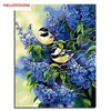 HELLOYOUNG DIY Handpainted Oil Painting Two birds Digital Painting by numbers oil paintings chinese scroll paintings232i