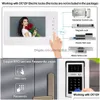 Smart Power Plugs Dildos Home Wired Video Intercom System Rfid Password Door Phone 7 Color Sn Monitor Outdoor Camera Night Vision 100 Dh5K3